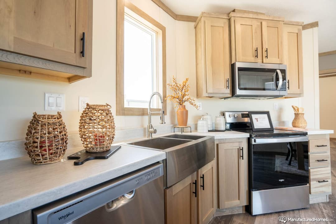 The caney creek kitchen home features