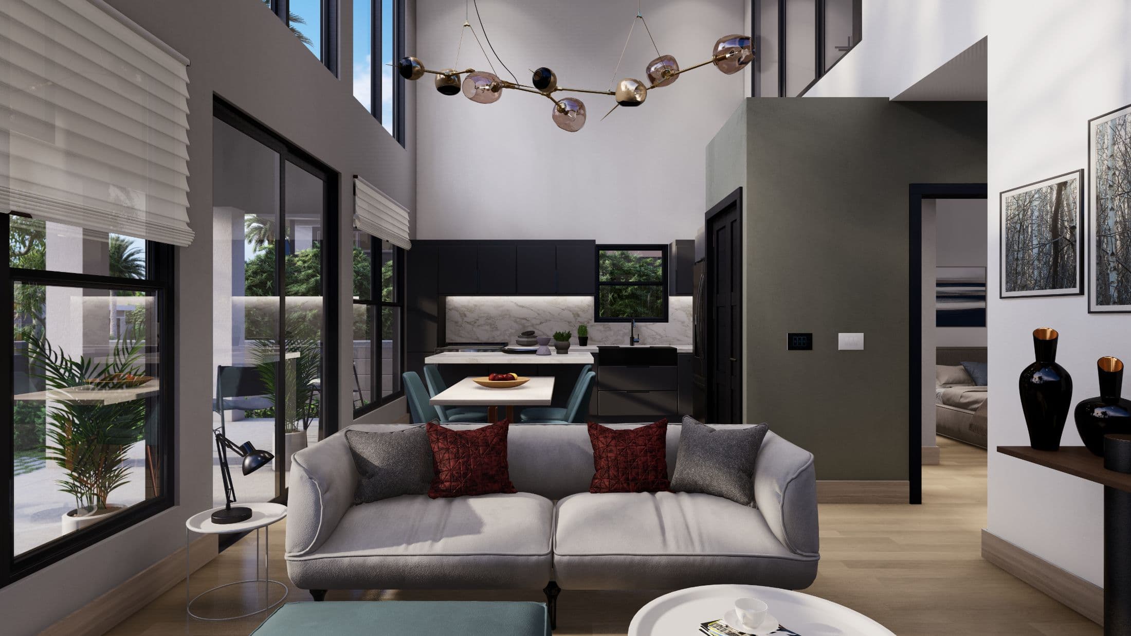 Model 6 interior home features