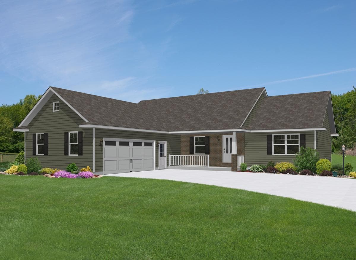 Rosedale hero, elevation, and exterior home features