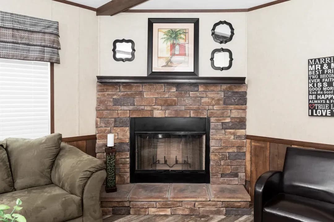 The riverway interior home features