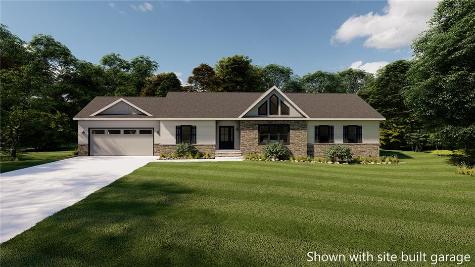 Otter creek elevation and exterior home features