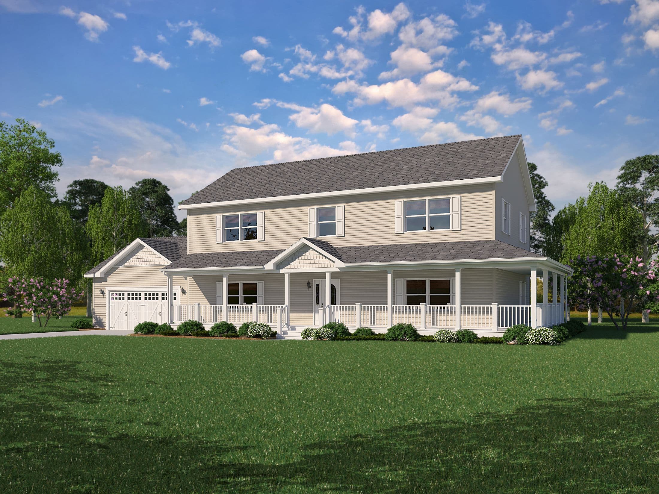 Lincoln hero, elevation, and exterior home features