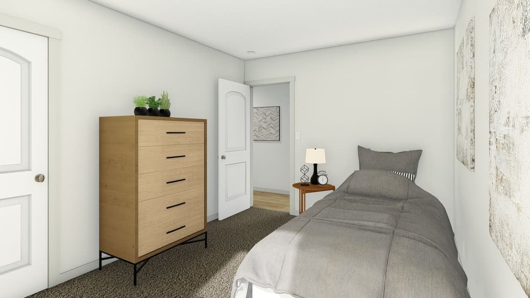 Free bird bedroom home features