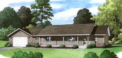 Prairie hero, elevation, and exterior home features
