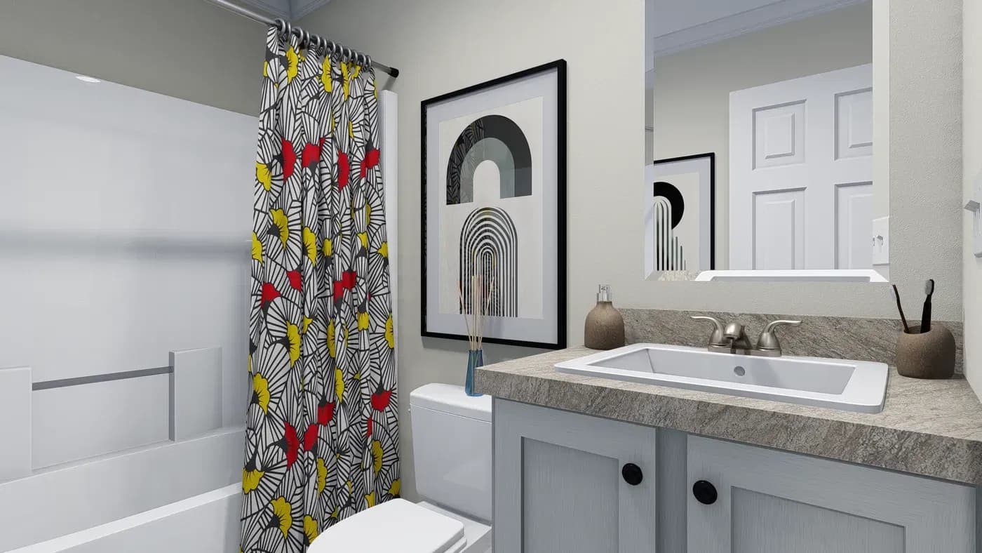 Canyon bathroom home features