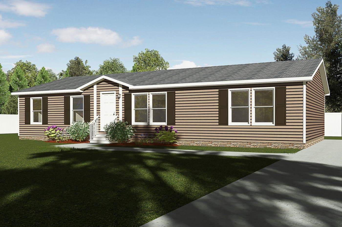 Crazy eights hero, elevation, and exterior home features