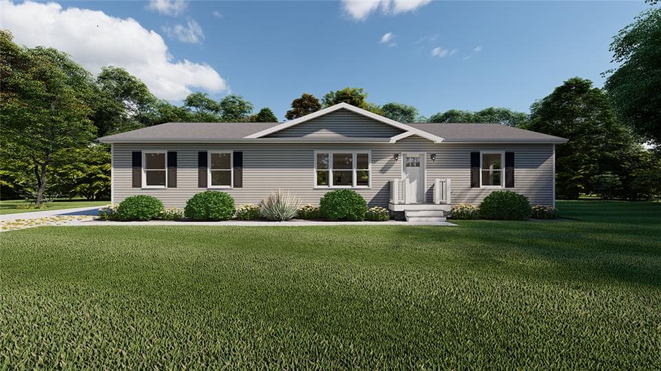 Evolution series abigail adams model 2860 hero, elevation, and exterior home features