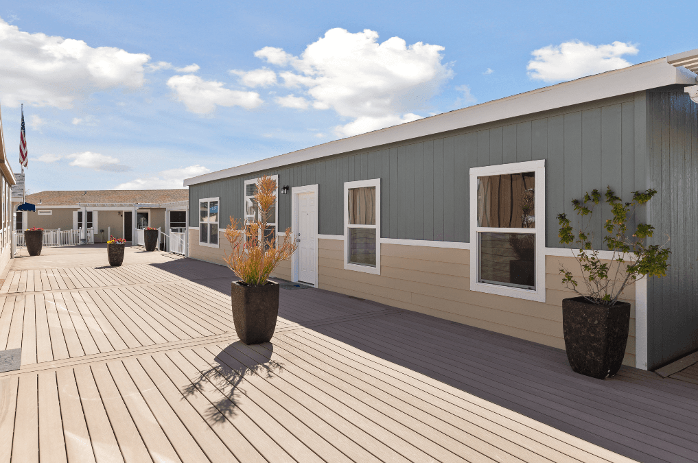 Olive exterior home features