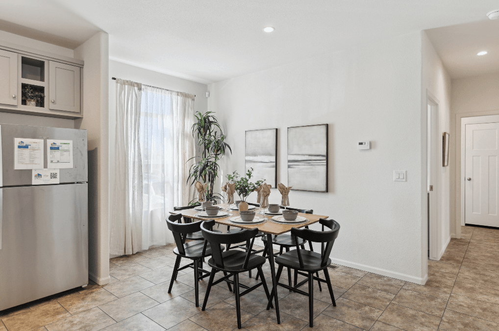 Olive interior home features