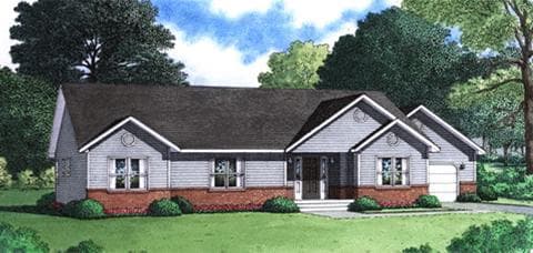 Vantage hero, elevation, and exterior home features