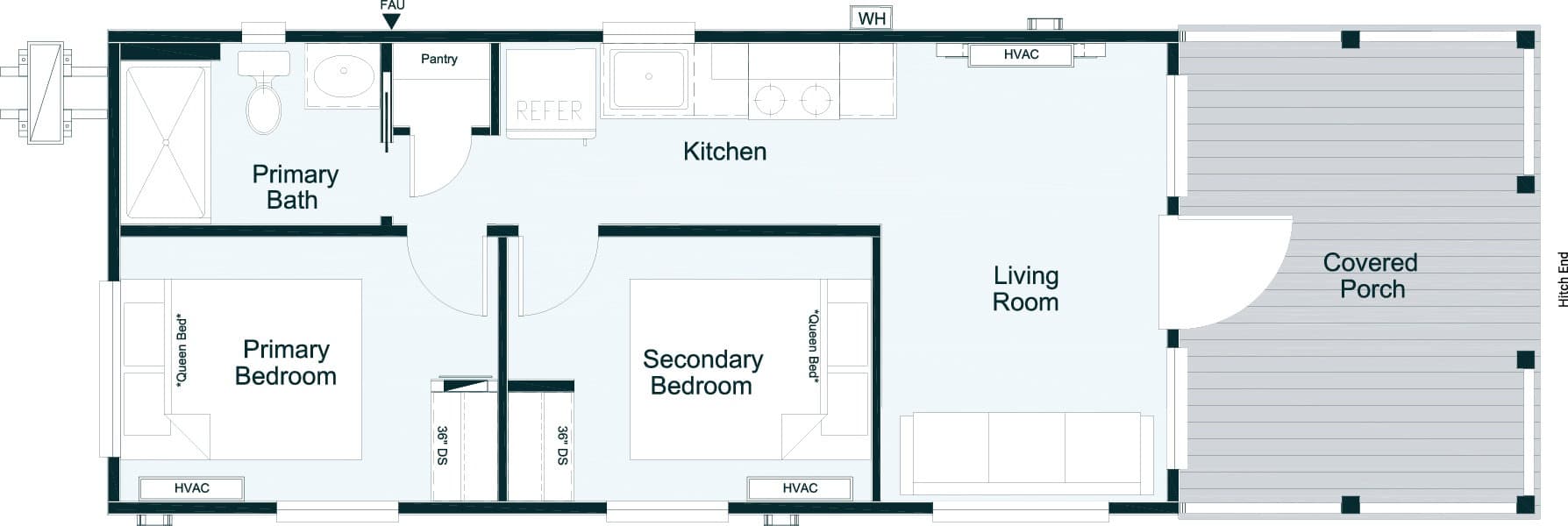 Cumberland floor plan home features