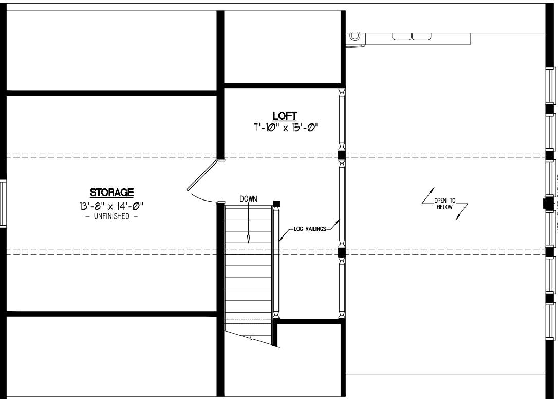 Chalet 2636 interior home features