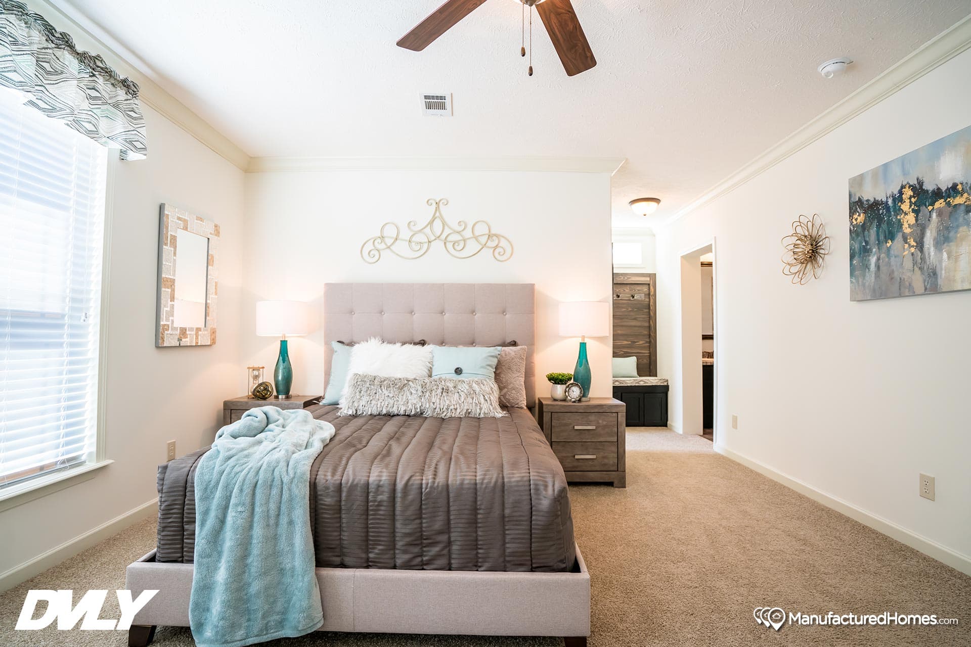 The millwood bedroom home features