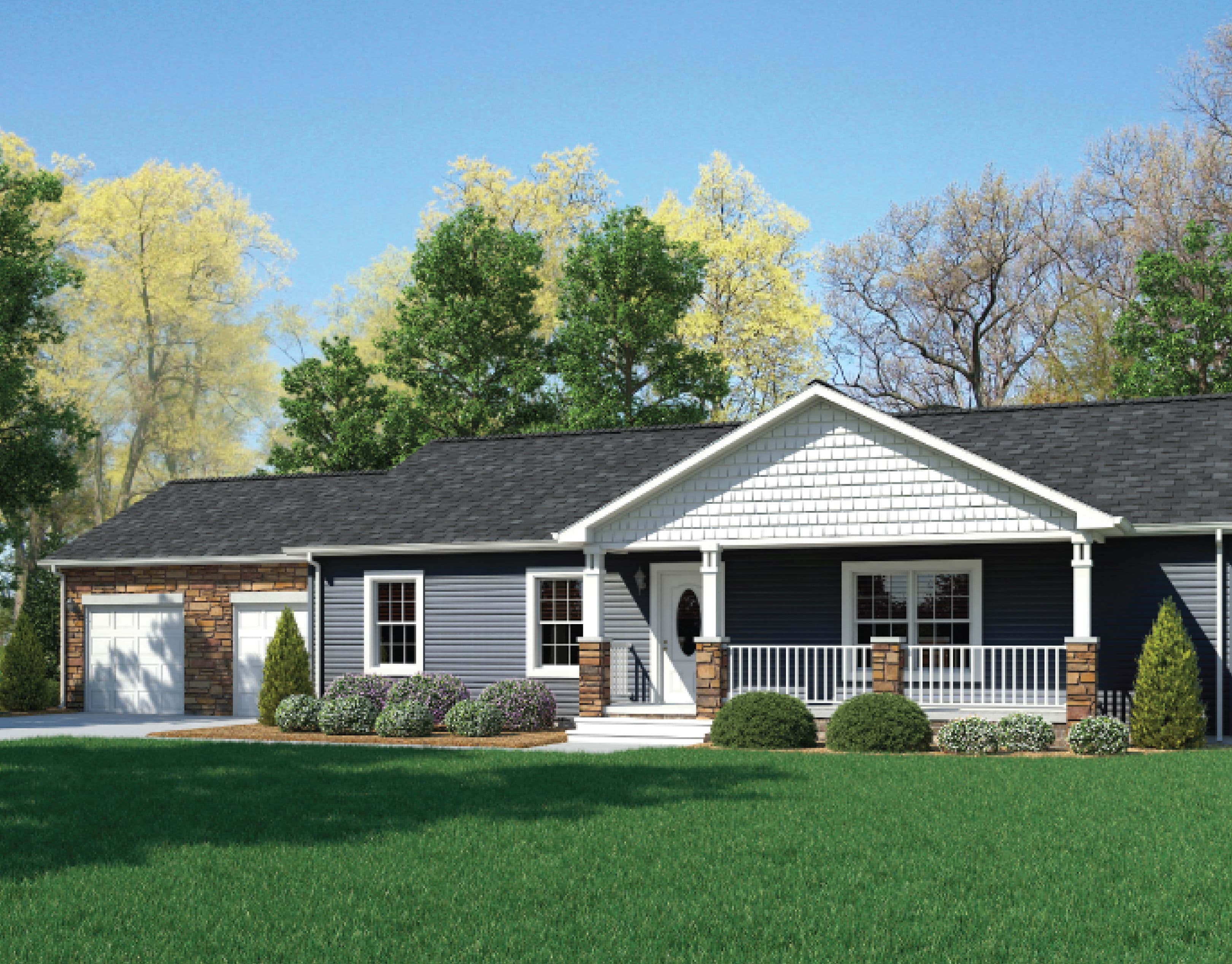 Norwood ejr35b hero, elevation, and exterior home features