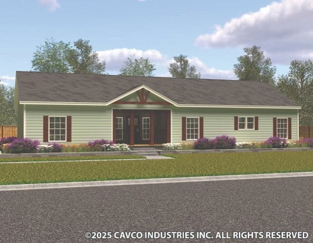 Reece 32663a hero, elevation, and exterior home features