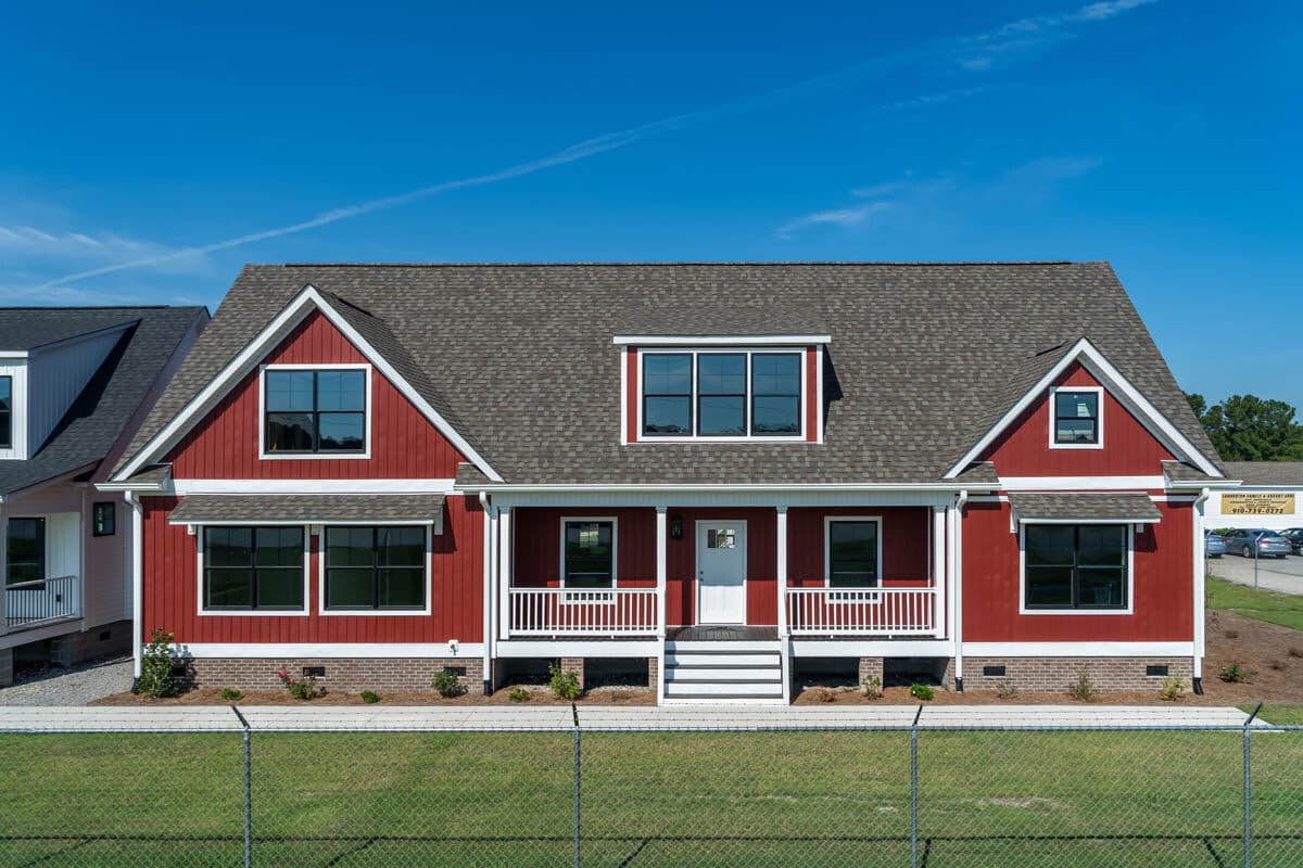 Southampton cape hero, elevation, and exterior home features