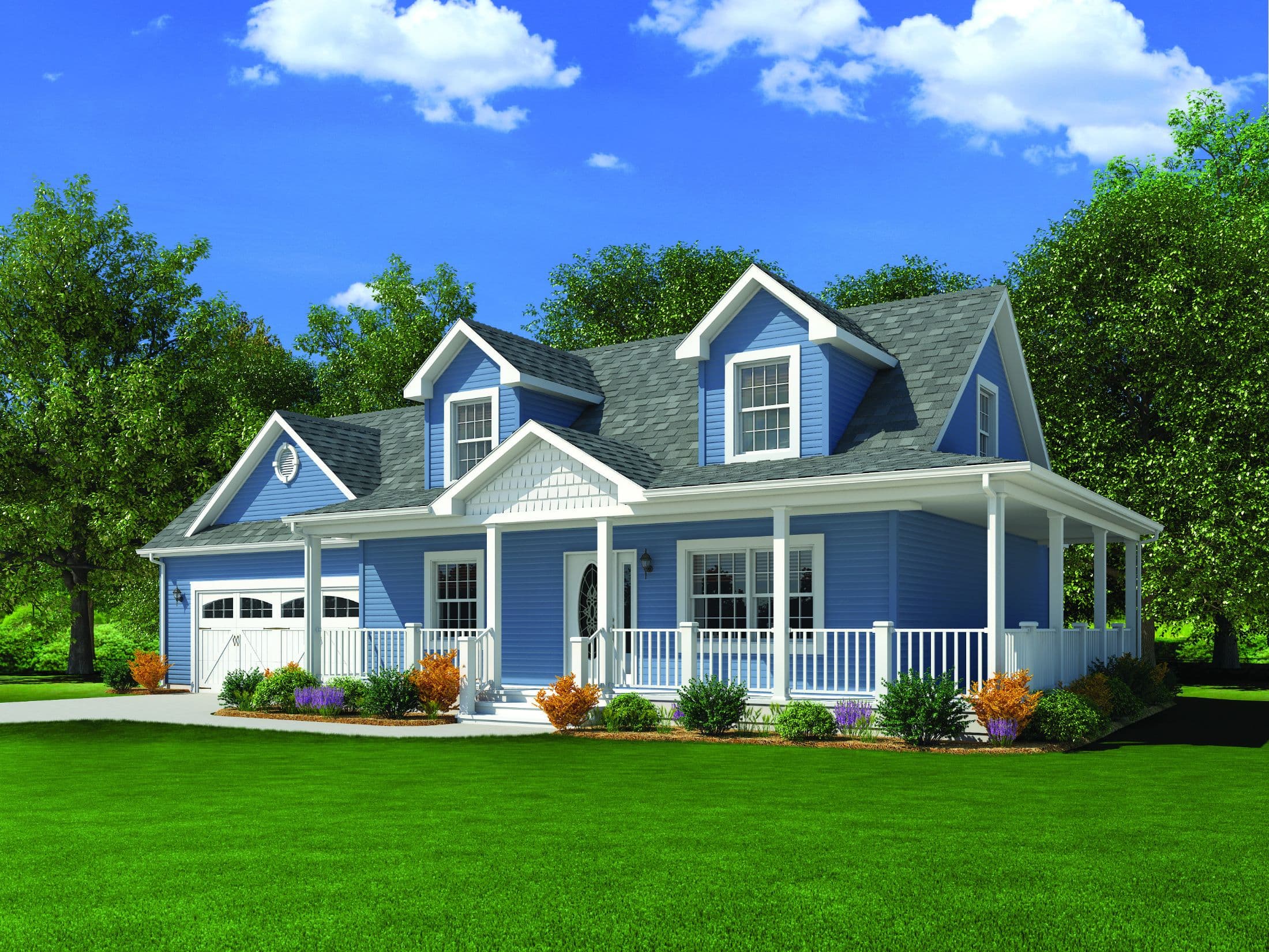 Retreat ii hero, elevation, and exterior home features
