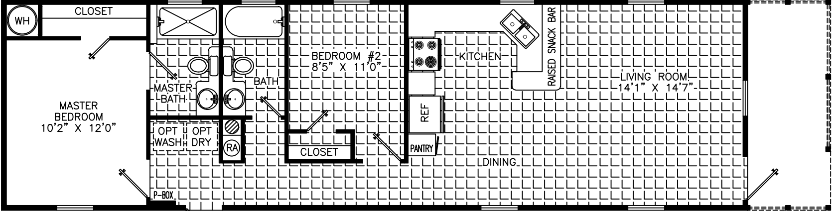 Hailey floor plan home features