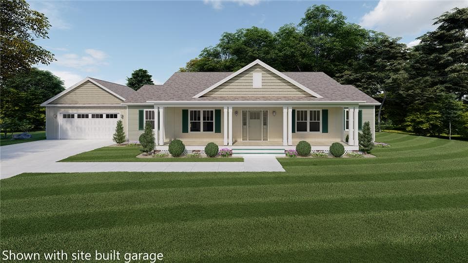 Newport ii hero, elevation, and exterior home features