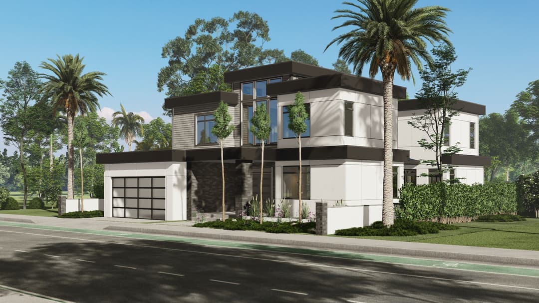 Model 1 exterior home features