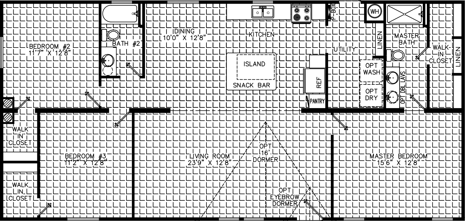 Jody 2856 floor plan home features