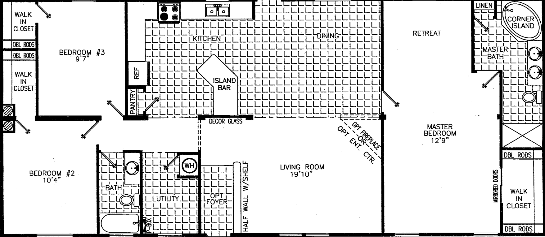 Sonny 2860 floor plan home features