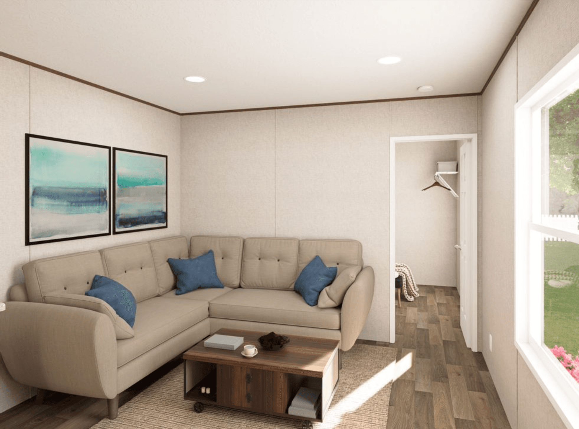 Tulip interior home features