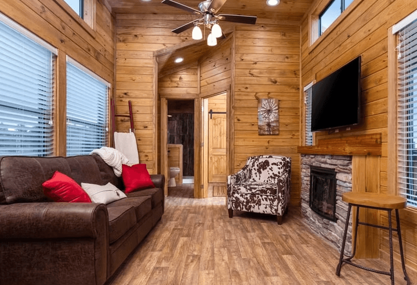 Meadow view interior and hero home features