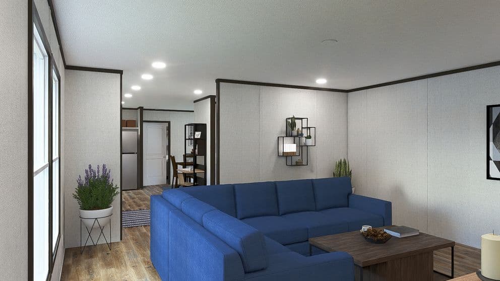 Grand interior home features