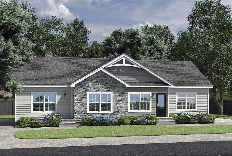 Longwood duplex hero, elevation, and exterior home features