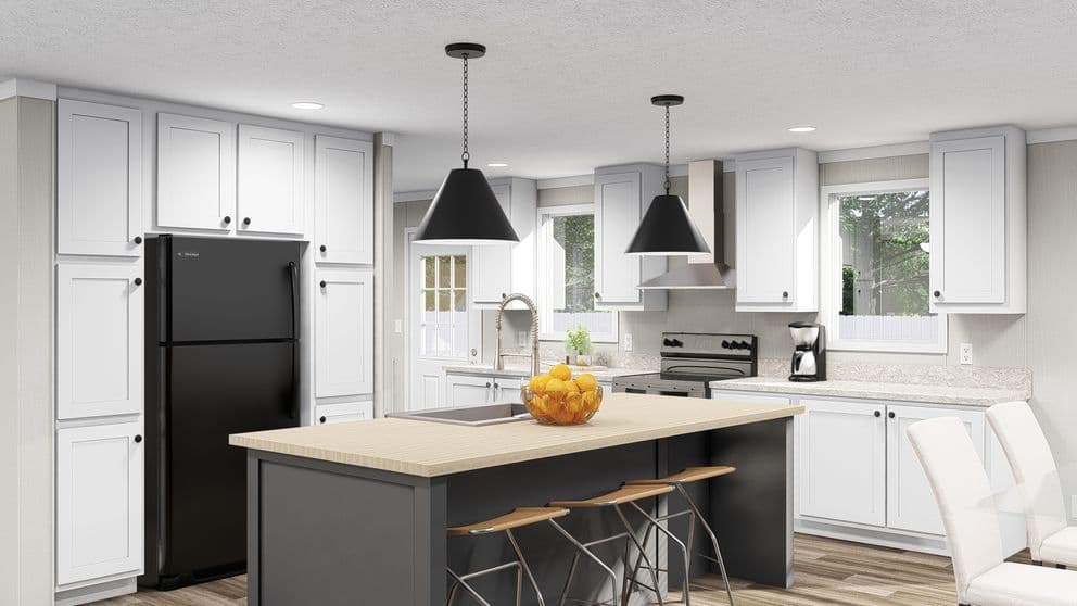 The fusion 32h kitchen home features