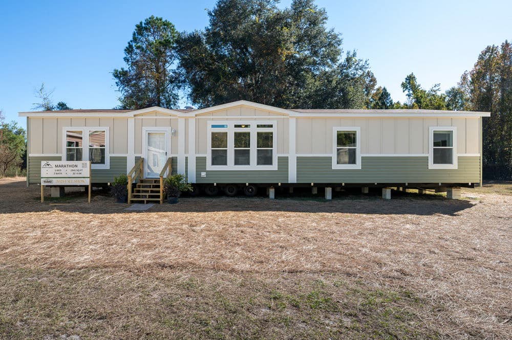 Marathon hero, elevation, and exterior home features