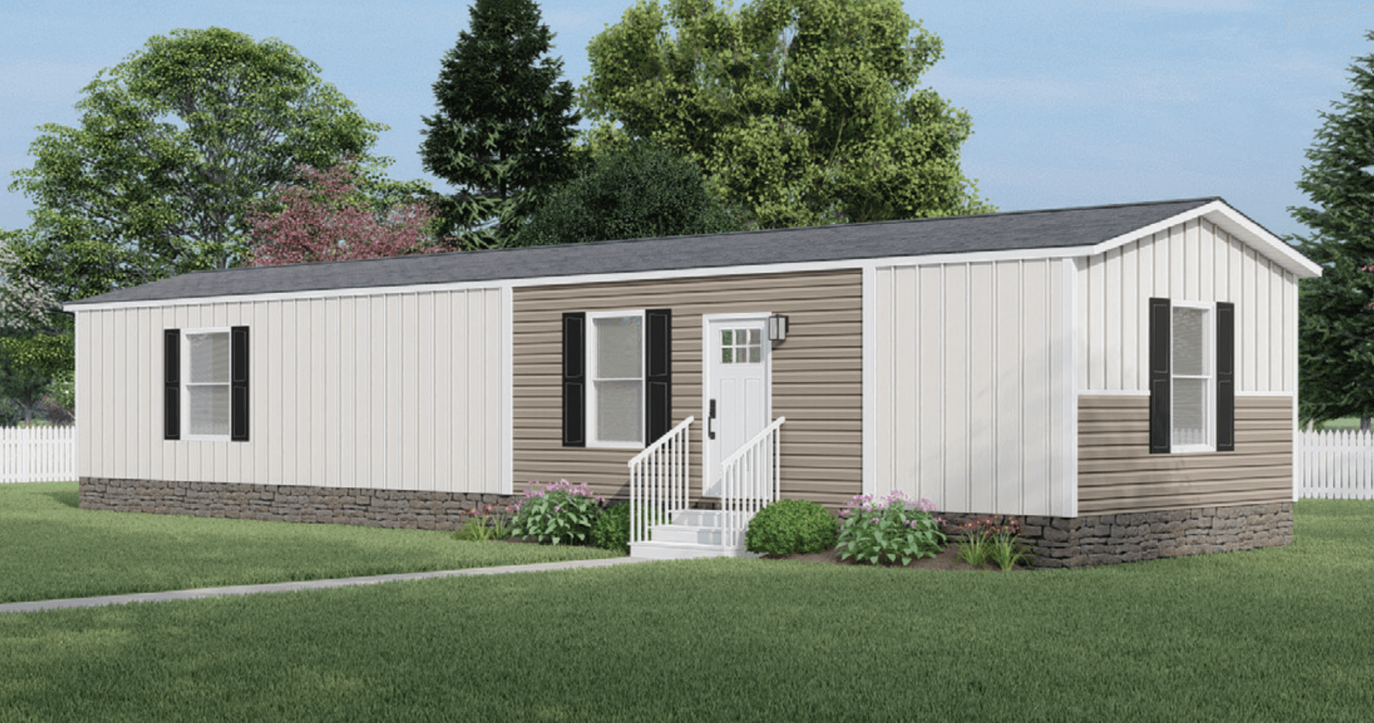 Lewis hero, elevation, and exterior home features