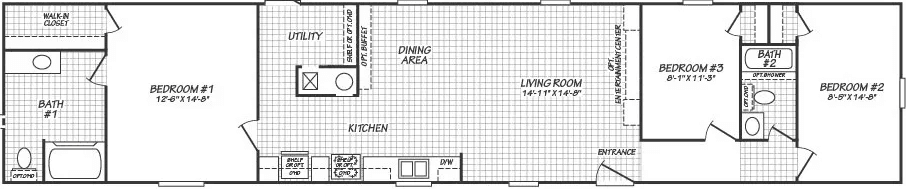 Alamo lite 16763t floor plan home features