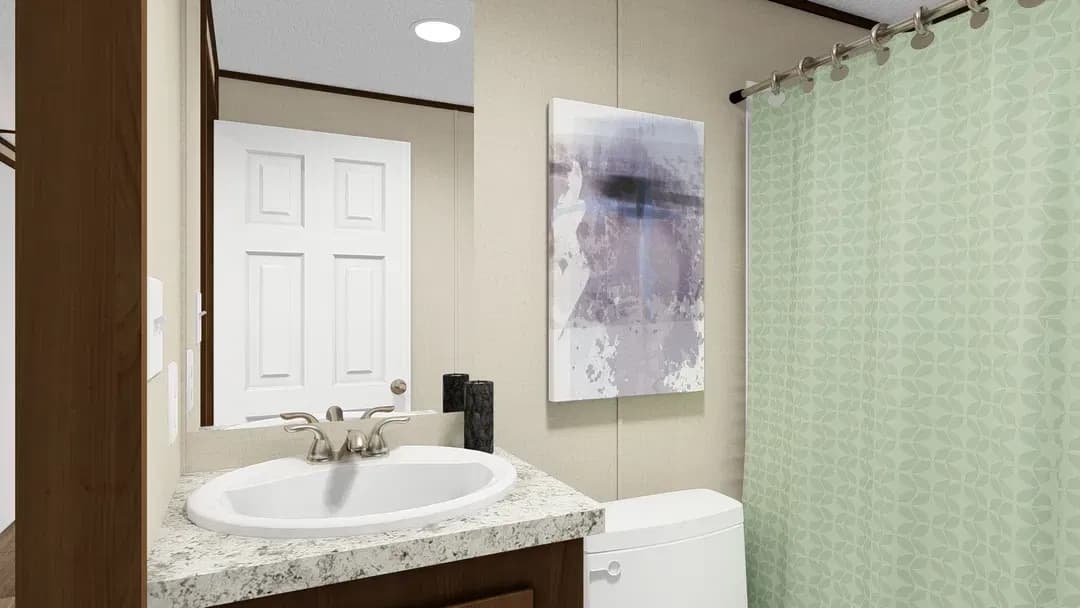 Grand bathroom home features