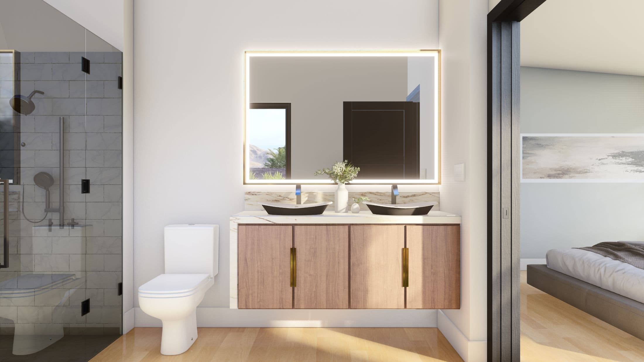 Model 26 bathroom home features