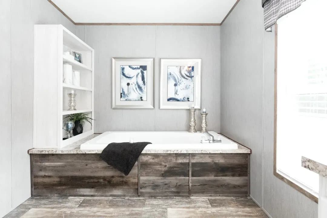 The morris bathroom home features