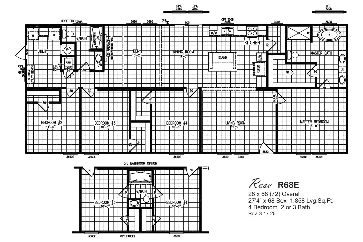 Rose r68e  home features