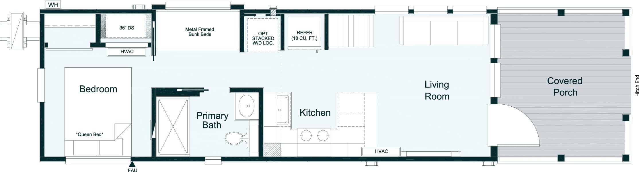Bankhead floor plan home features