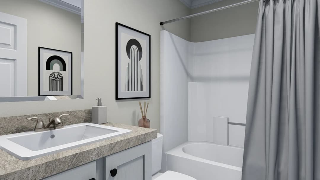 Topsail bathroom home features