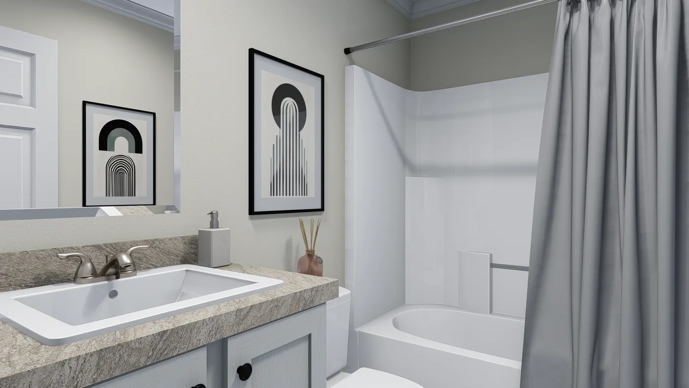 Topsail bathroom home features