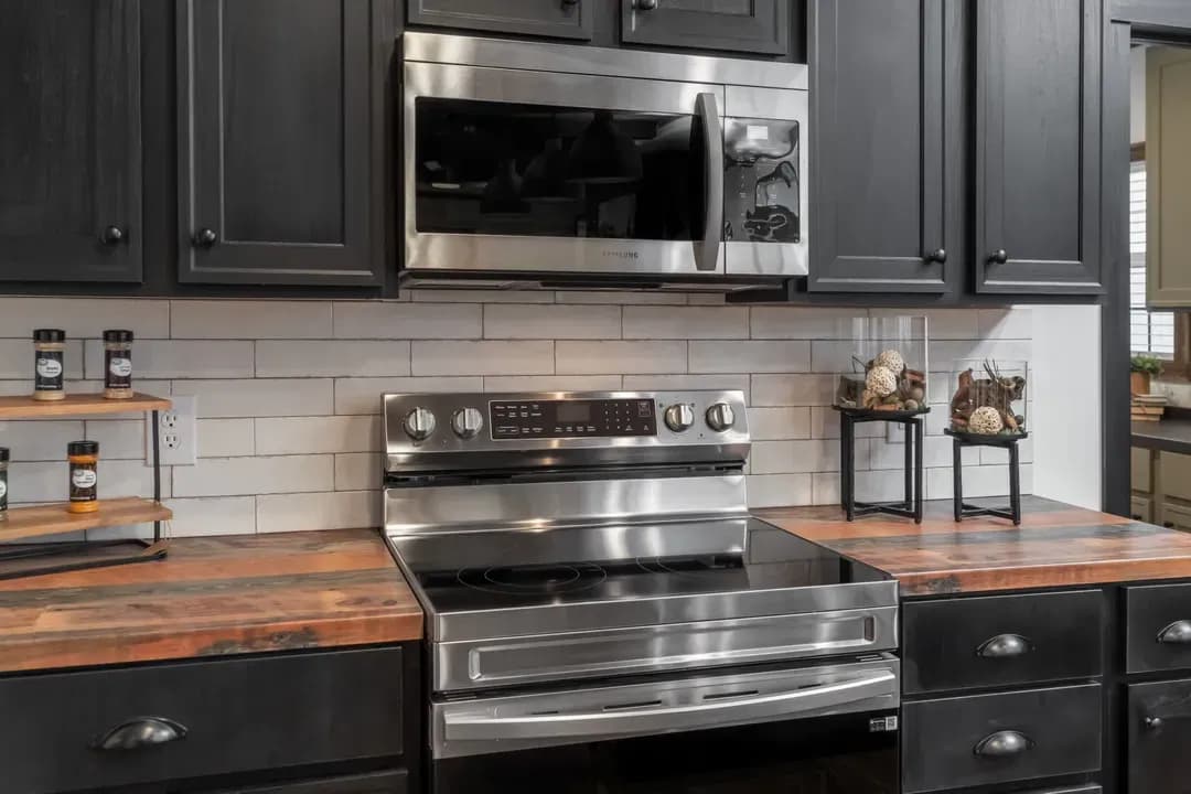 The mill house kitchen home features