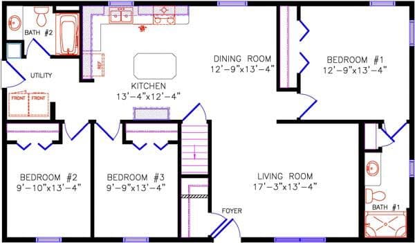 Limited 5155 floor plan home features