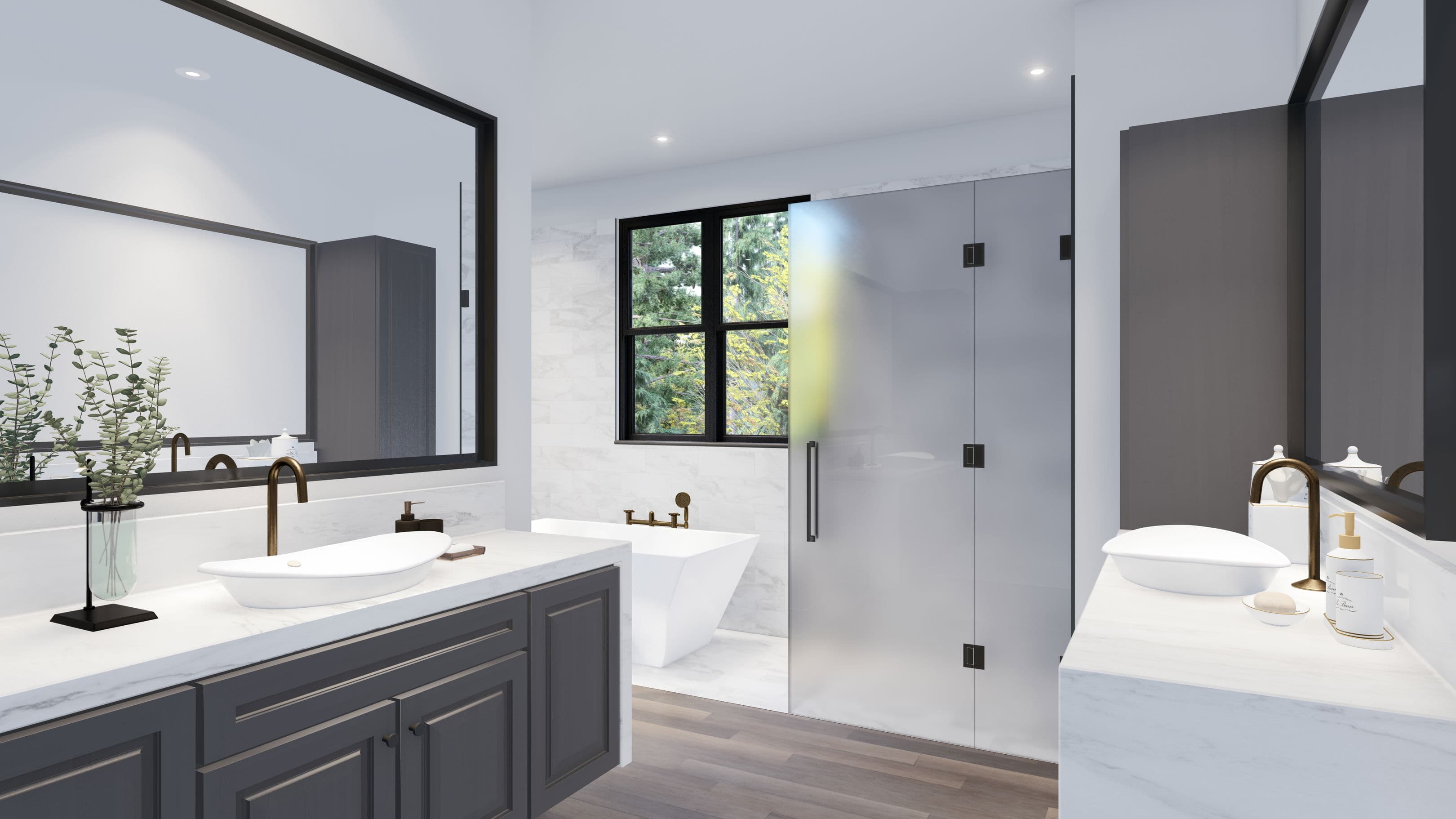 Model 3 bathroom home features