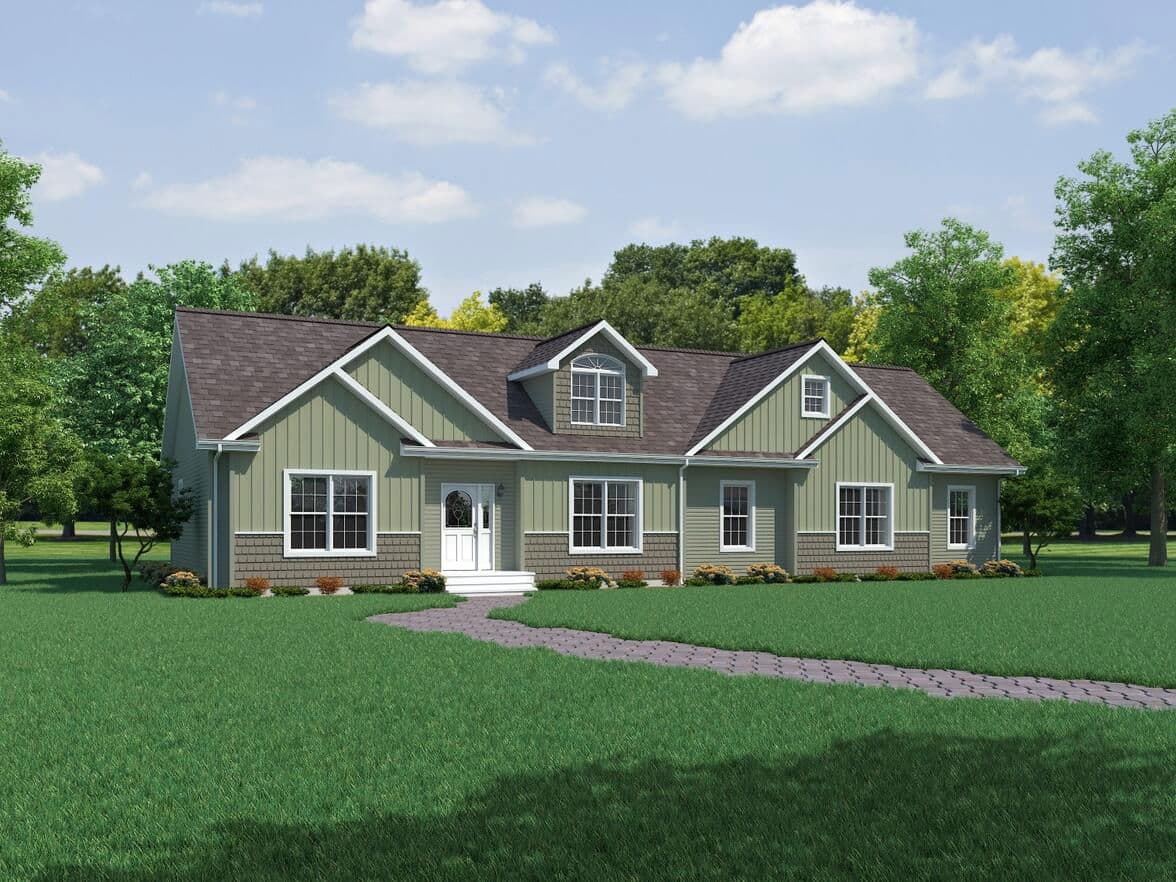 Elite 5 32763b hero, elevation, and exterior home features
