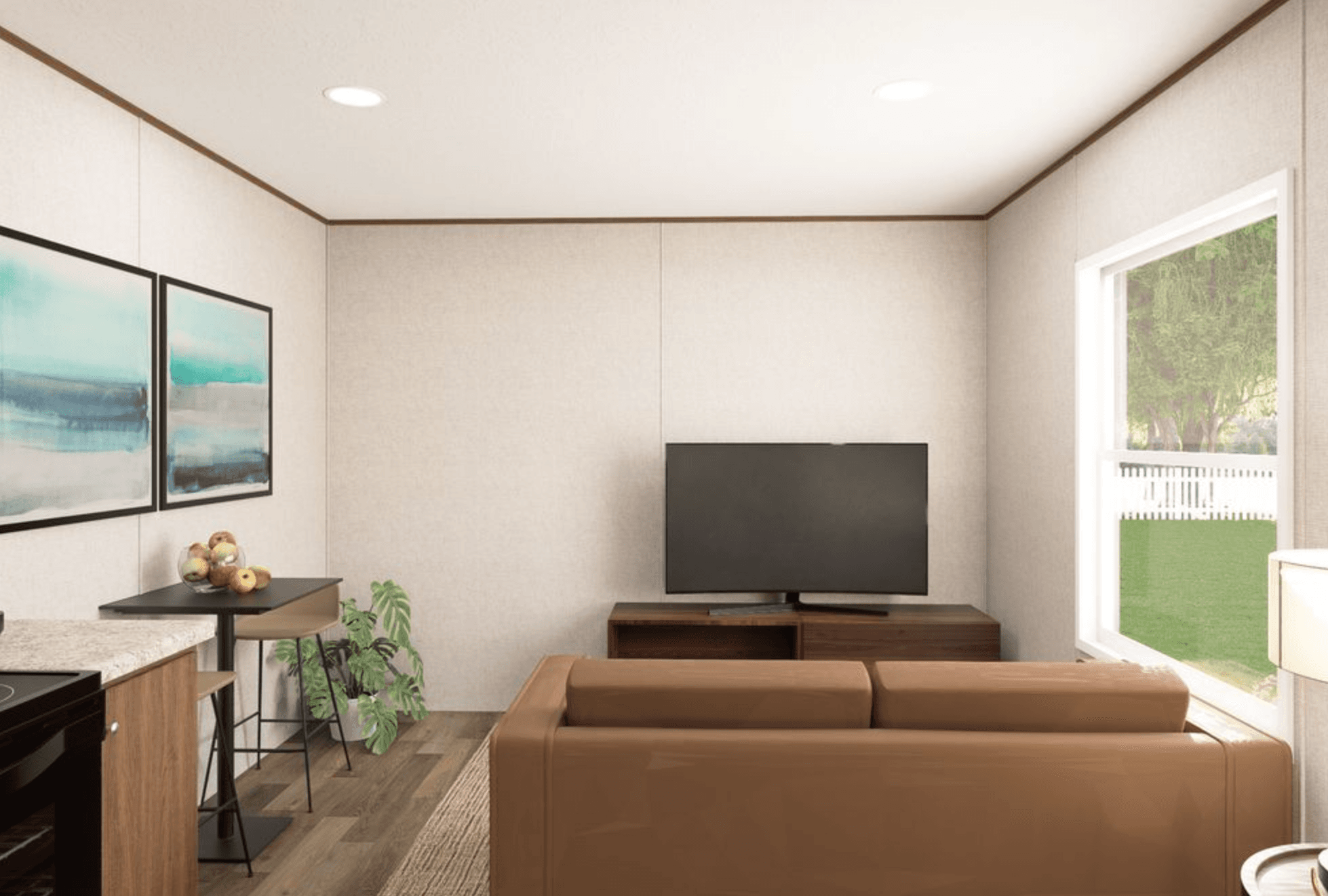 Buttercup interior home features