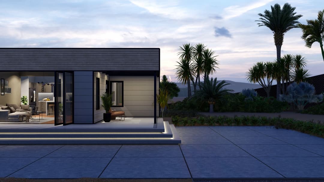 Model 18 exterior home features