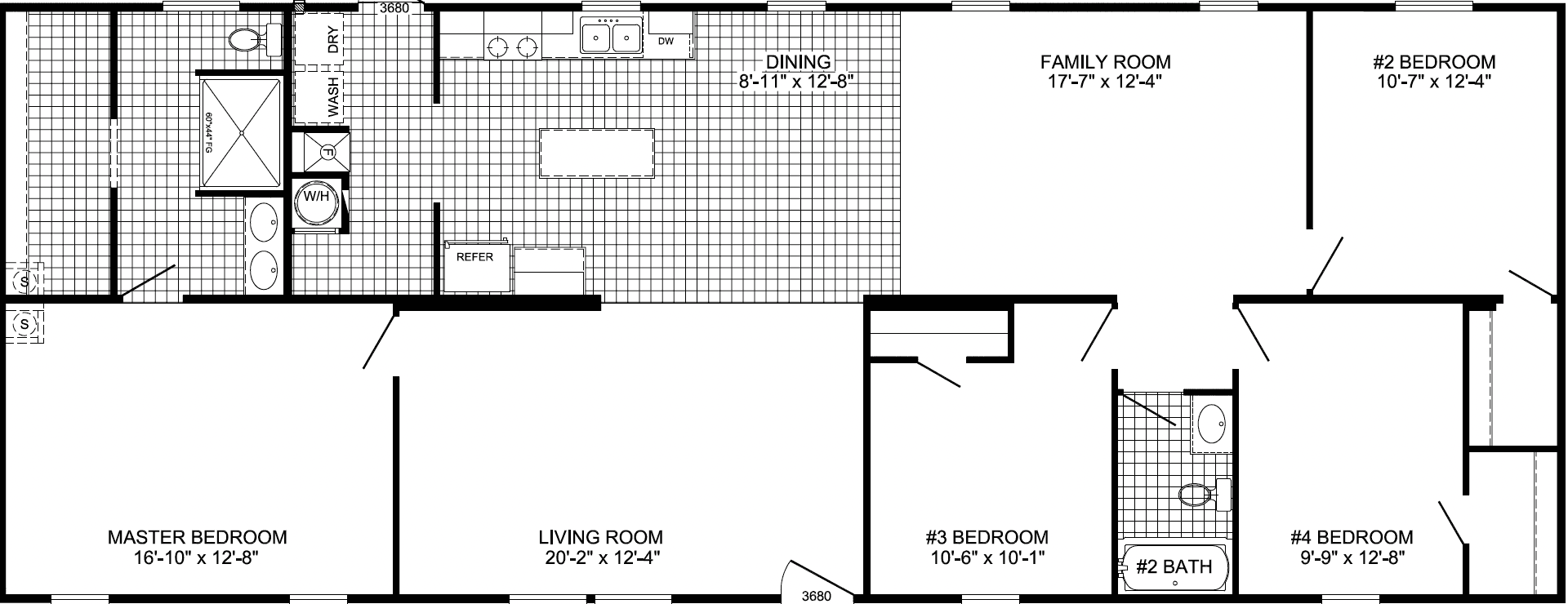 The costner floor plan home features