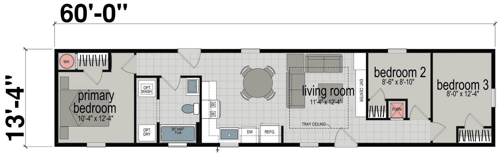 Ensure floor plan home features
