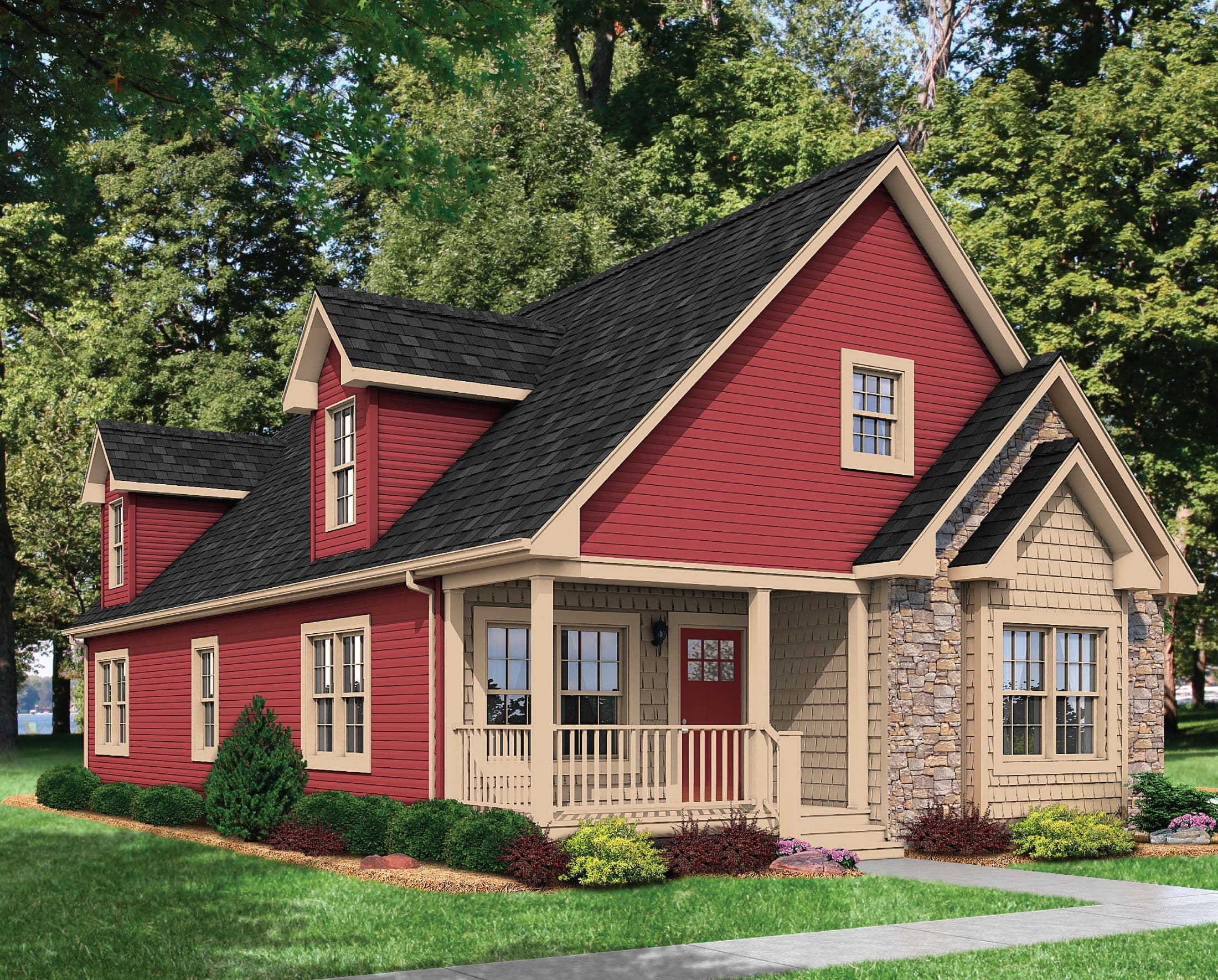 Tipton c20 hero, elevation, and exterior home features